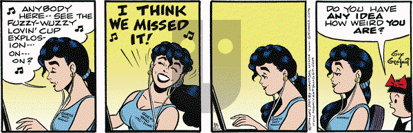 Nancy on Monday July 21, 2014 Comic Strip
