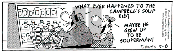 Frank and Ernest on Tuesday September 8, 1998 Comic Strip