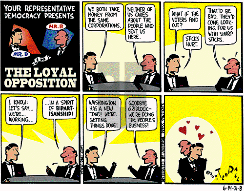 Ted Rall on Saturday June 16, 2001 Comic Strip