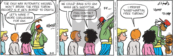 Cleats - Tuesday March 11, 2008 Comic Strip