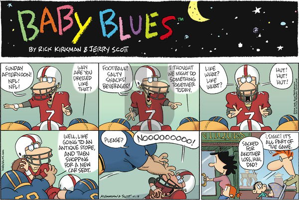 Baby Blues on Sunday November 9, 2014 Comic Strip