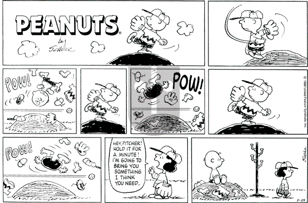 Peanuts - Sunday May 29, 1988 Comic Strip