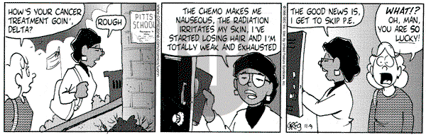 Luann on Monday November 9, 1998 Comic Strip