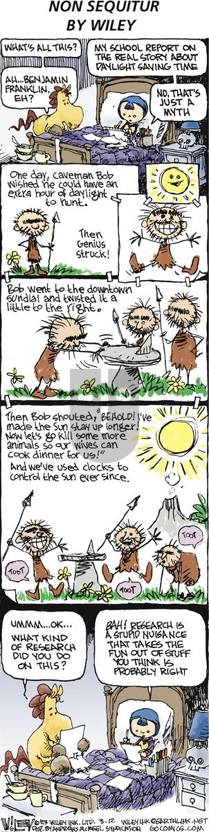 Non Sequitur - Sunday March 12, 2023 Comic Strip