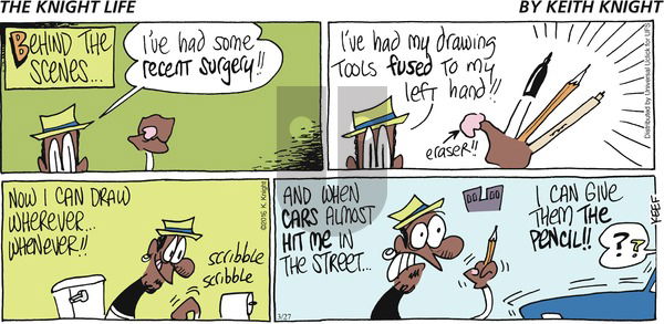 The Knight Life on Sunday March 27, 2016 Comic Strip