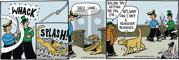Overboard on Tuesday April 14, 2015 Comic Strip