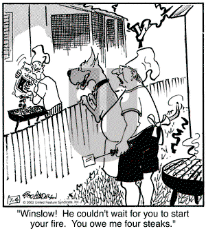 Marmaduke on Thursday July 4, 2002 Comic Strip