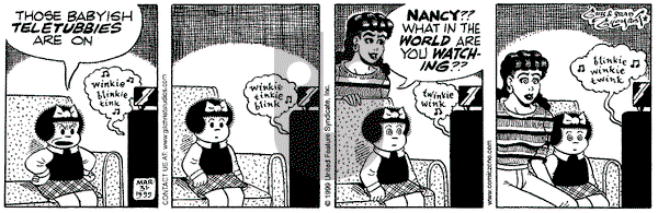 Nancy on Wednesday March 31, 1999 Comic Strip