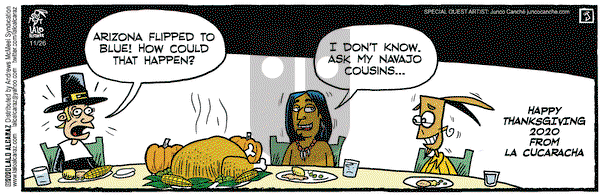 La Cucaracha on Thursday November 26, 2020 Comic Strip