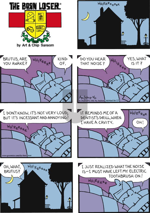 The Born Loser on Sunday June 11, 2023 Comic Strip