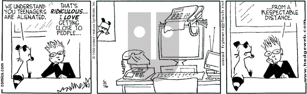 Over the Hedge on Wednesday June 16, 1999 Comic Strip