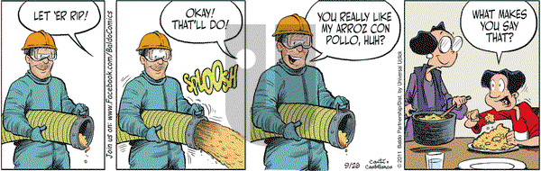 Baldo on Monday September 26, 2011 Comic Strip