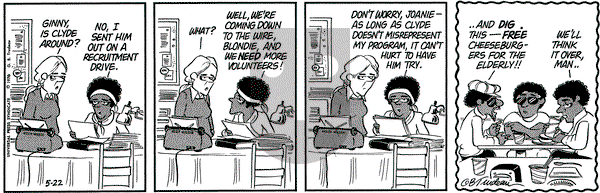 Doonesbury on Saturday May 22, 1976 Comic Strip