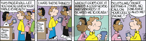 Drabble on Tuesday August 15, 2017 Comic Strip