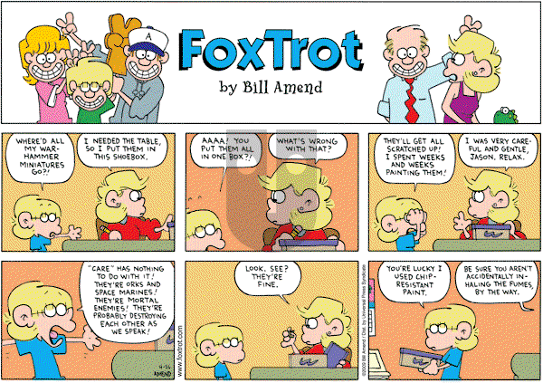 FoxTrot on Sunday April 26, 2009 Comic Strip