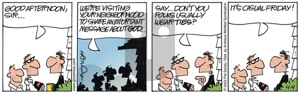 Next Door Neighbors on Friday April 4, 2025 Comic Strip