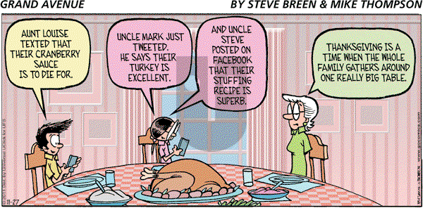 Grand Avenue on Sunday November 27, 2011 Comic Strip