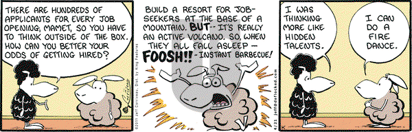 DeFlocked on Thursday April 21, 2011 Comic Strip