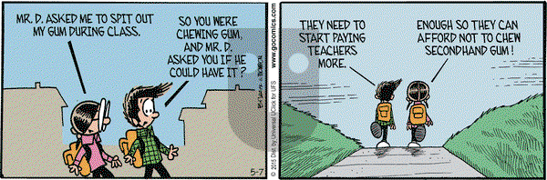 Grand Avenue on Thursday May 7, 2015 Comic Strip