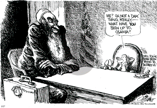 Pat Oliphant on Tuesday February 27, 2007 Comic Strip