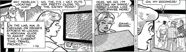 Alley Oop on Monday January 29, 2001 Comic Strip