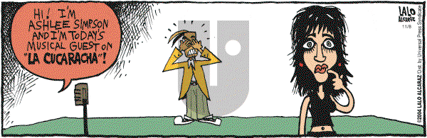 La Cucaracha on Monday November 8, 2004 Comic Strip