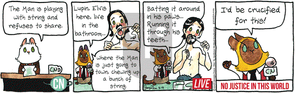 Breaking Cat News on Friday August 17, 2018 Comic Strip