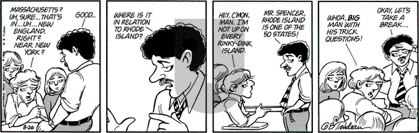 Doonesbury on Friday August 26, 1988 Comic Strip