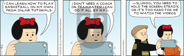 Nancy on Monday April 15, 2019 Comic Strip
