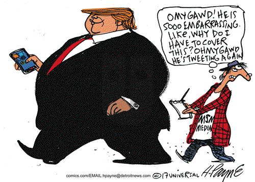 Henry Payne on Tuesday August 8, 2017 Comic Strip