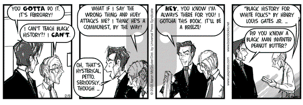 The Boondocks - Wednesday February 9, 2000 Comic Strip