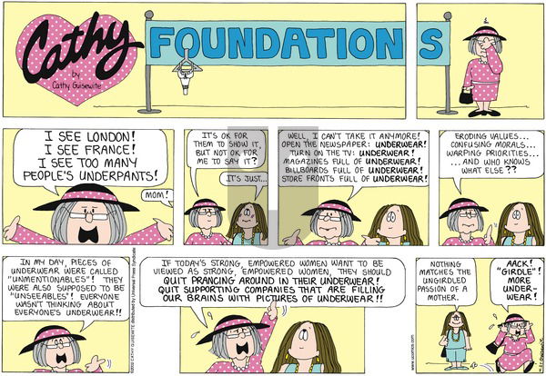 Cathy Classics on Sunday April 21, 2013 Comic Strip