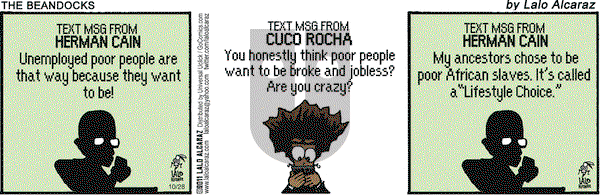 La Cucaracha on Friday October 28, 2011 Comic Strip