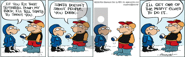 Soup to Nutz - Old on Tuesday December 9, 2008 Comic Strip