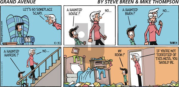 Grand Avenue on Sunday October 30, 2016 Comic Strip
