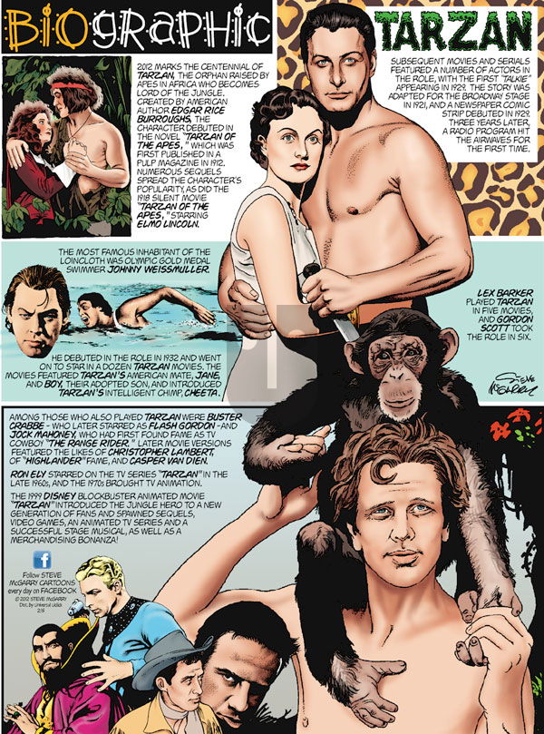 Biographic on Monday February 6, 2012 Comic Strip