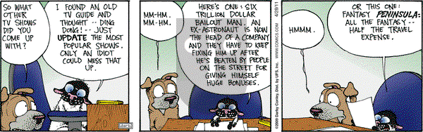 Get Fuzzy on Thursday April 28, 2011 Comic Strip