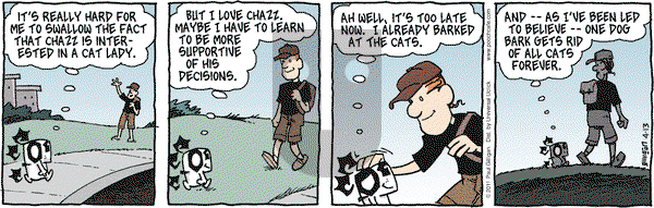 Pooch Cafe on Wednesday April 13, 2011 Comic Strip