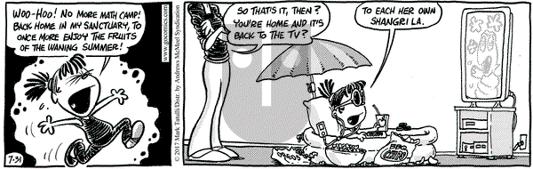 Heart of the City on Monday July 31, 2017 Comic Strip