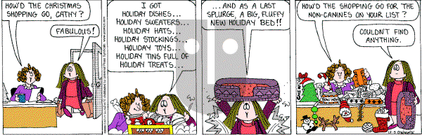 Cathy Classics - Friday December 5, 2003 Comic Strip