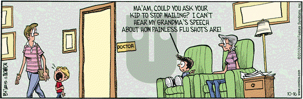 Grand Avenue on Saturday October 16, 2010 Comic Strip