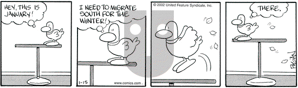 Drabble on Tuesday January 15, 2002 Comic Strip