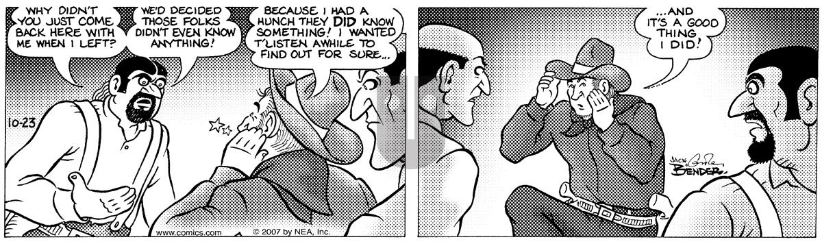 Alley Oop - Tuesday October 23, 2007 Comic Strip