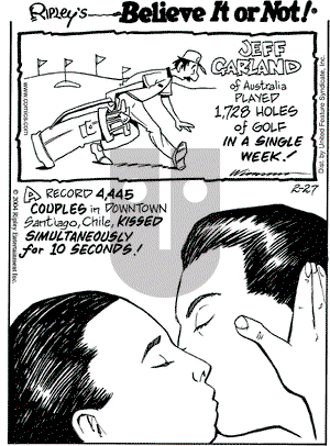 Ripley's Believe It or Not on Friday February 27, 2004 Comic Strip