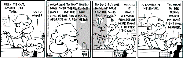 FoxTrot on Friday August 20, 1999 Comic Strip