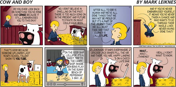Cow and Boy Classics on Sunday March 4, 2007 Comic Strip