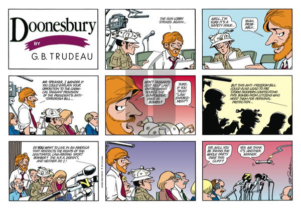 Doonesbury on Sunday September 22, 1996 Comic Strip