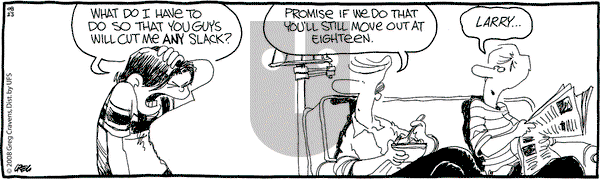 The Buckets on Saturday August 23, 2008 Comic Strip