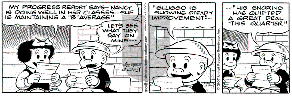 Nancy on Tuesday May 1, 2007 Comic Strip