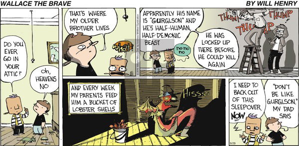 Wallace the Brave on Sunday September 29, 2019 Comic Strip
